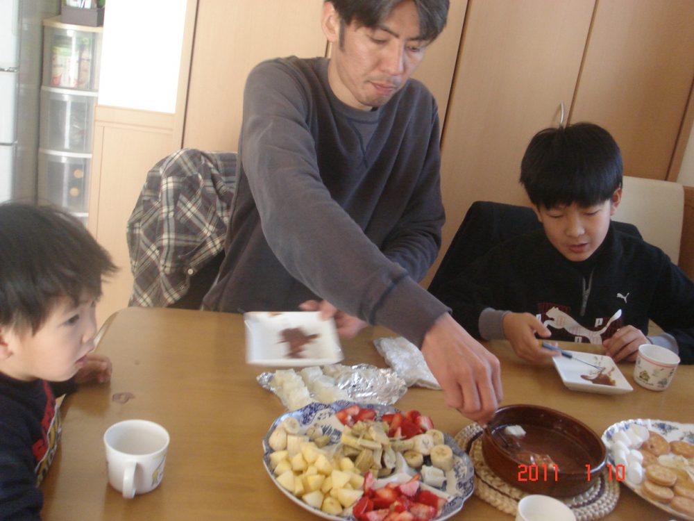 チョコフォンデュ1