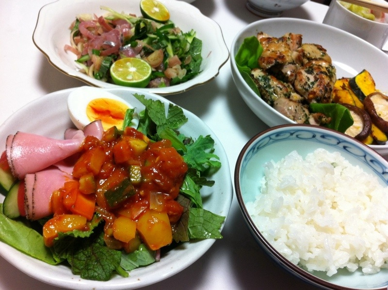 夕飯のメニュー